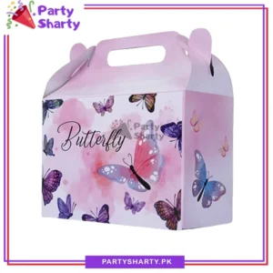 Butterfly Goody Boxes Pack of 10 For Butterfly Theme Birthday Celebration