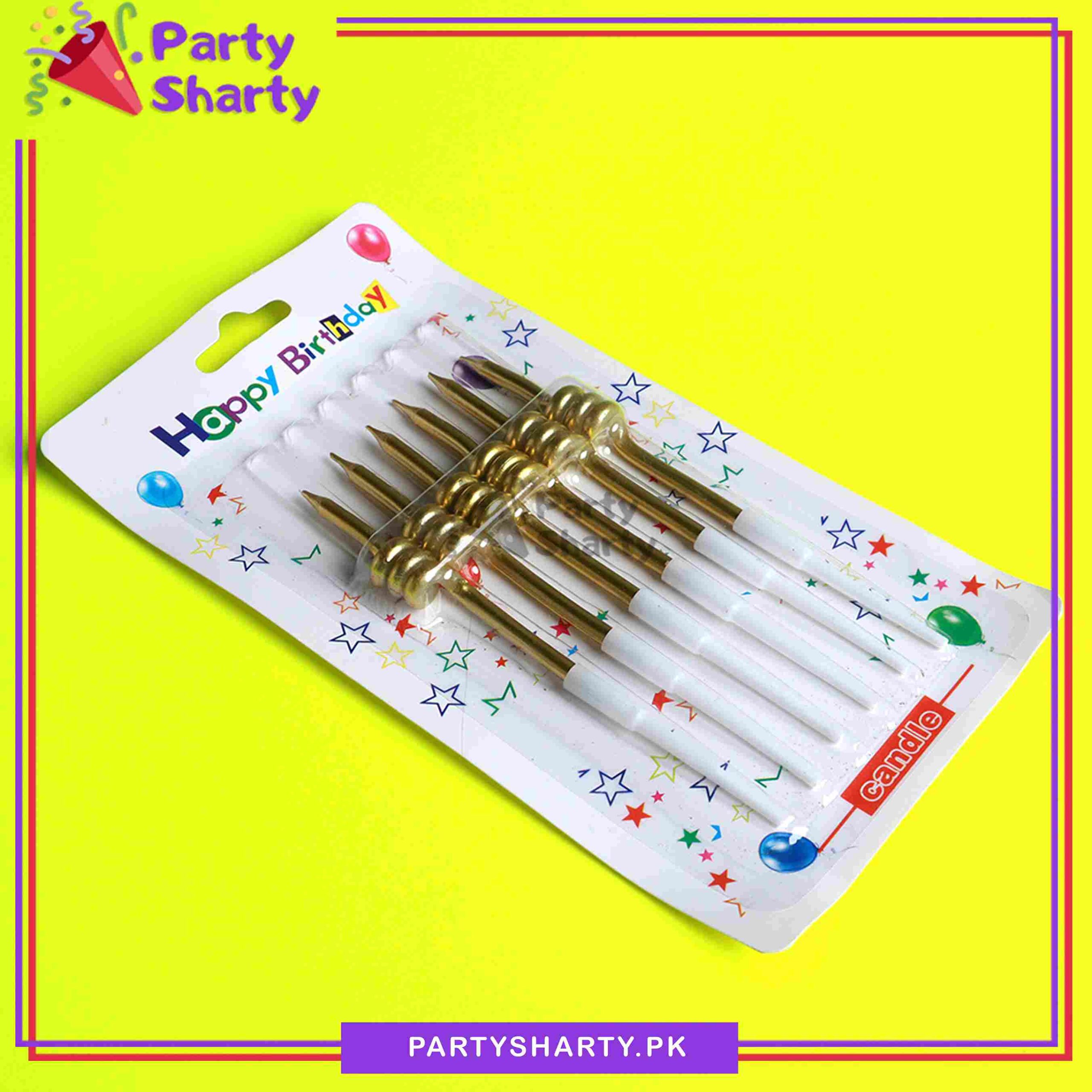 Spiral Spring Birthday Candles Set, Metallic Color Twisty Candles For Birthday